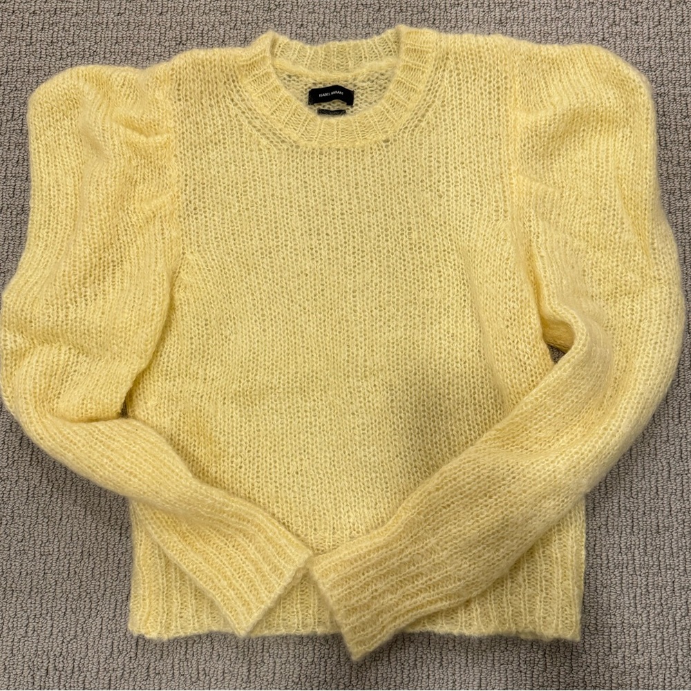 Isabel Marant Emma Crewneck Mohair Sweater